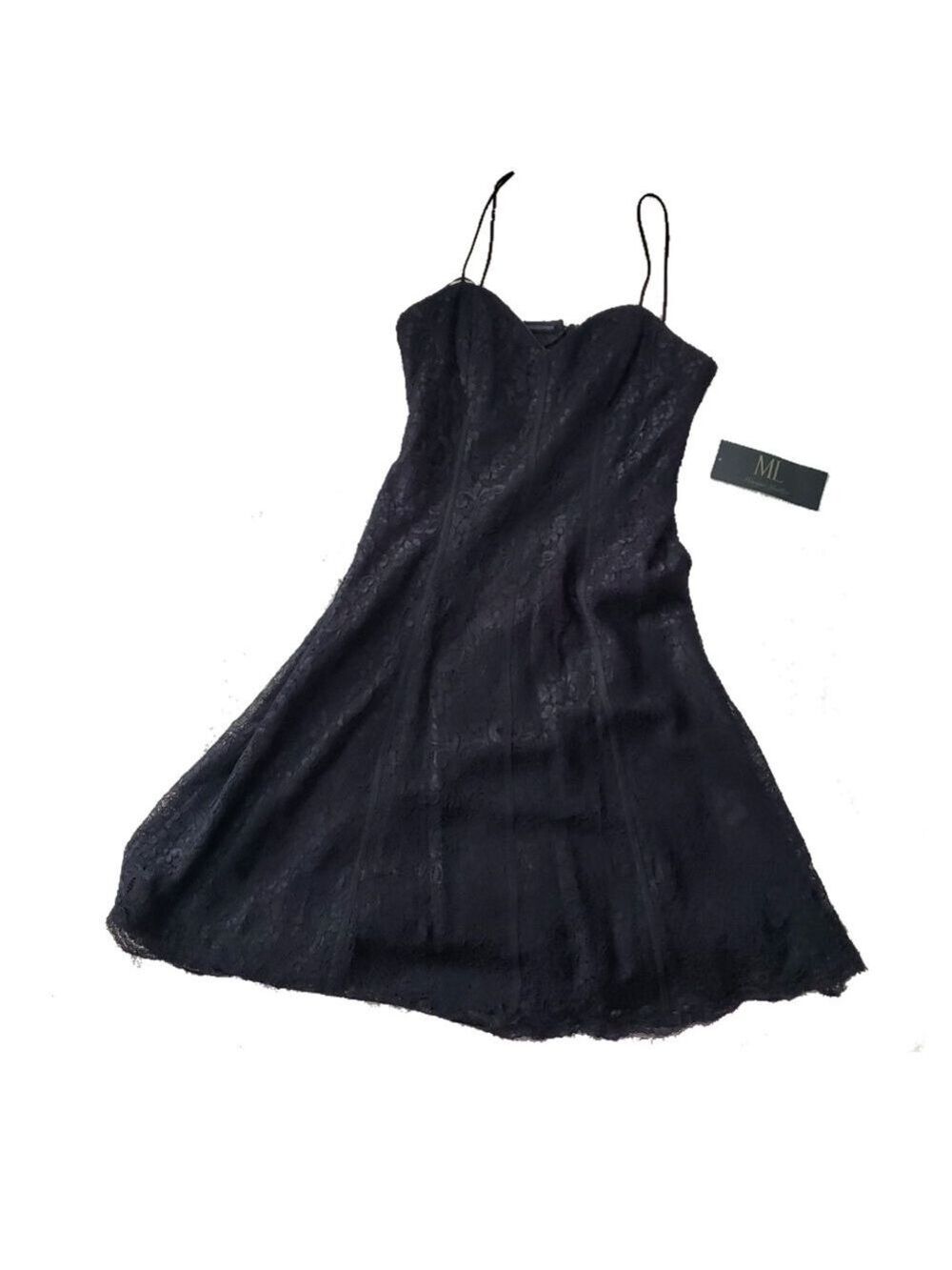 Monique Lhuillier Lace Cutout Dress